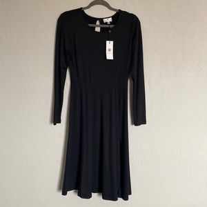 Socialite Black Long Sleeve Dress